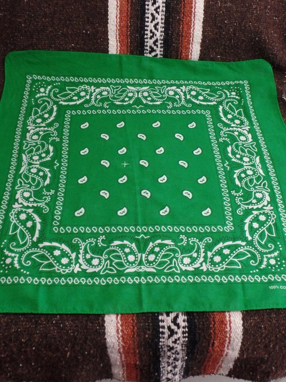 Hand Crafted Scarf Reversible Country Western Bandana - Picture 6 of 12